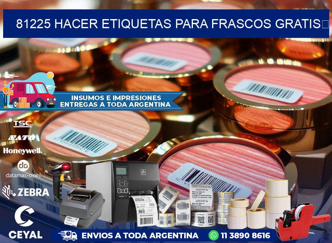 81225 Hacer etiquetas para frascos gratis 